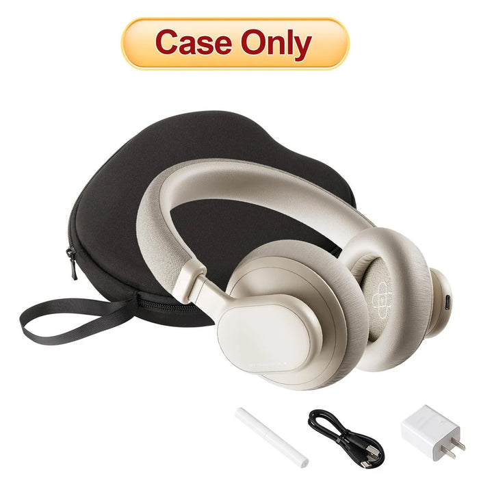 For Fingertime ANC-01 Headphone Case EVA Hard Shell Storage Bag With Cleaning Pen Set - Black - 5