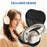 For Fingertime ANC-01 Headphone Case EVA Hard Shell Storage Bag With Cleaning Pen Set - Black - 6