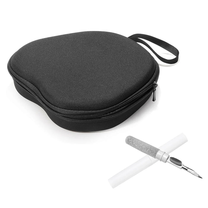 For EPOS IMPACT 1061T Headphone Case EVA Hard Shell Storage Bag With Cleaning Pen Set - Black - 1