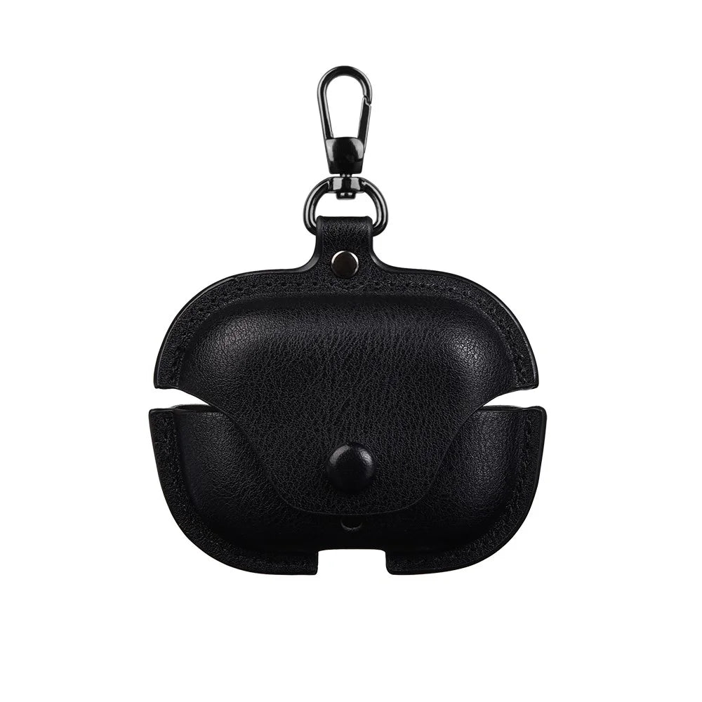 For Huawei FreeBuds SE 4 ANC Earphone Case Business Leather + PC Protective Cover - Black - 1