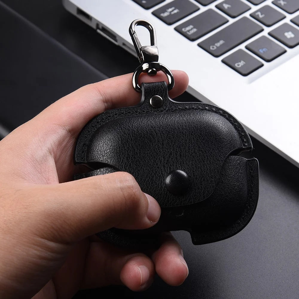 For Huawei FreeBuds SE 4 ANC Earphone Case Business Leather + PC Protective Cover - Black - 2