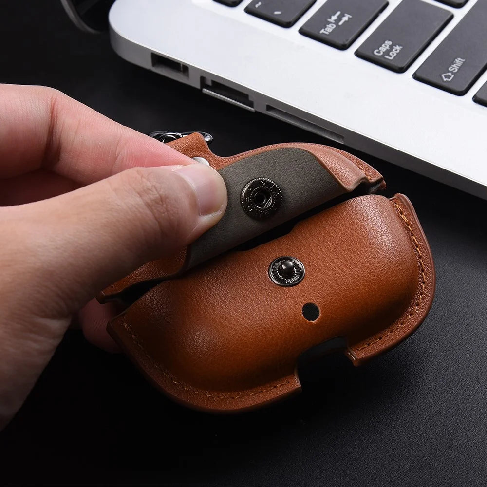 For Huawei FreeBuds SE 4 ANC Earphone Case Business Leather + PC Protective Cover - Black - 4