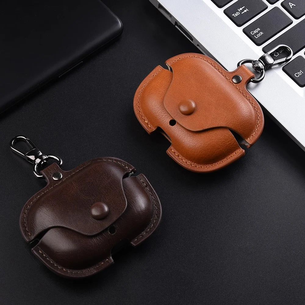 For Huawei FreeBuds SE 4 ANC Earphone Case Business Leather + PC Protective Cover - Black - 5