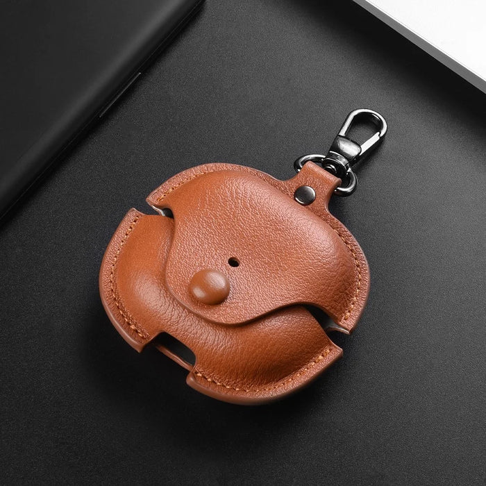 For Huawei FreeClip 2 Earphone Case Business Leather + PC Protective Cover - Brown - 2