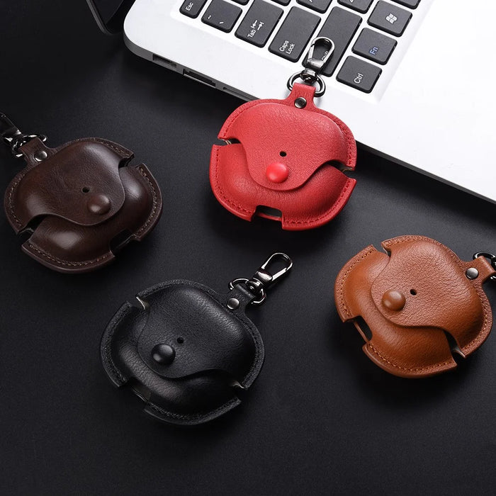 For Huawei FreeClip 2 Earphone Case Business Leather + PC Protective Cover - Brown - 7