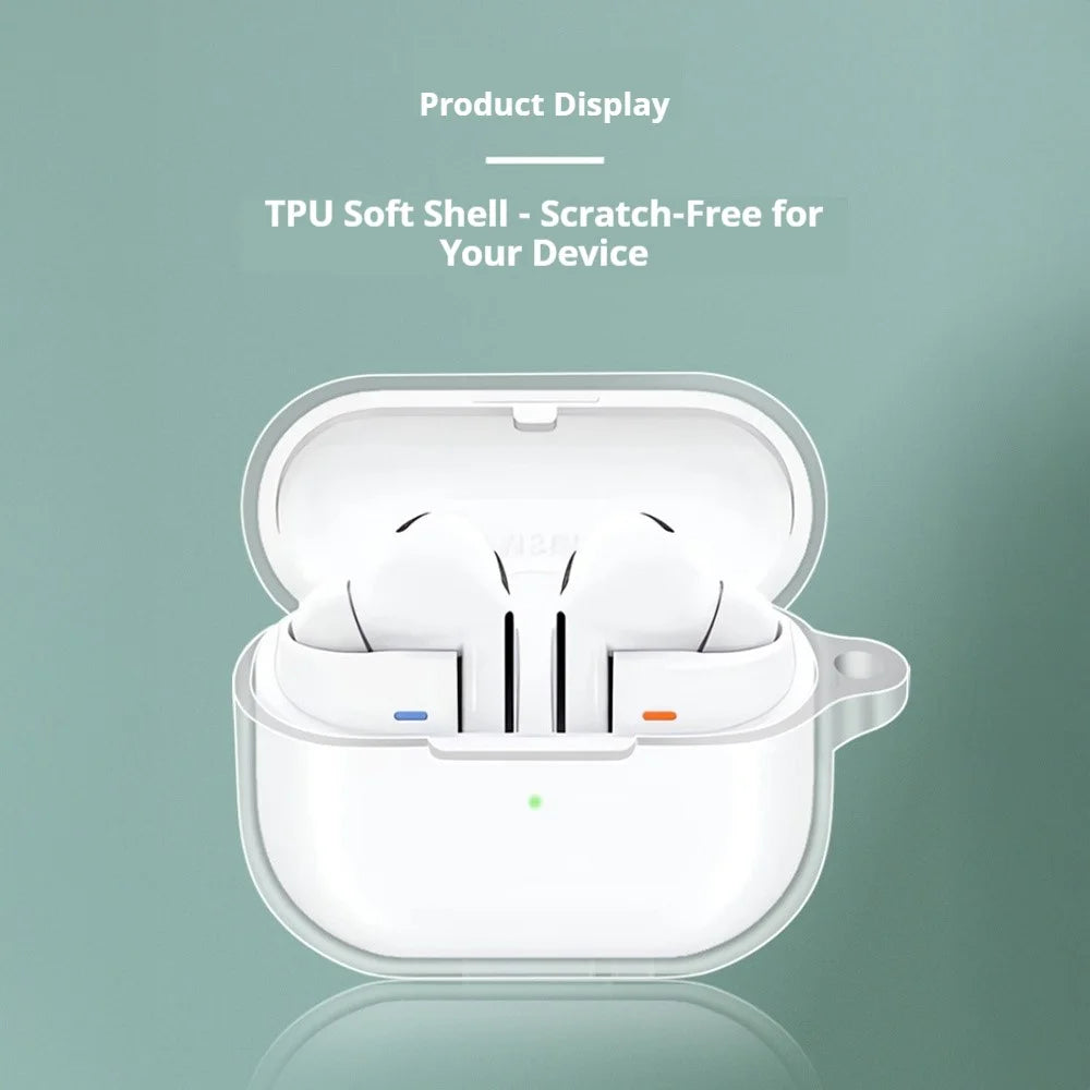 Earphone Case For Samsung Galaxy Buds3  /  Buds3 Pro  /  Buds3 FE Transparent TPU Protective Cover - 7