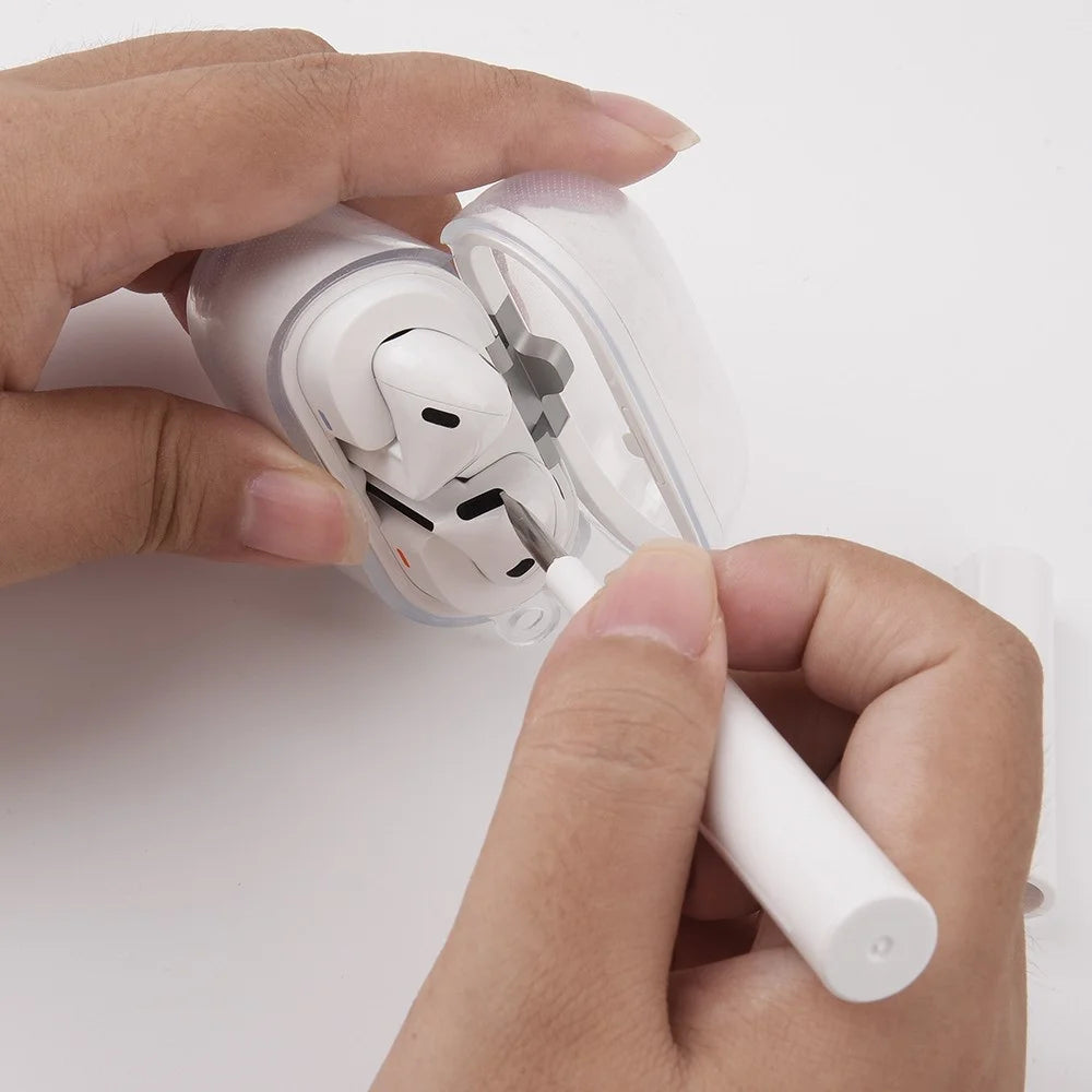 TPU Earbuds Case For Samsung Galaxy Buds3  /  Buds3 Pro  /  Buds3 FE Clear Protective Cover with Cleaning Pen Set - 5