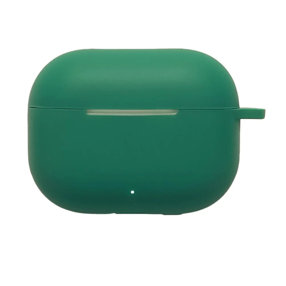 For Huawei FreeBuds SE 4 ANC Silicone Case Wireless Earphones Protective Cover with Anti-Lost Buckle - Blackish Green - 1