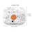 For AirPods Pro 3 TPU Case Earphone Charging Box Water Transfer Printing Protective Cover - White Astronaut - 3