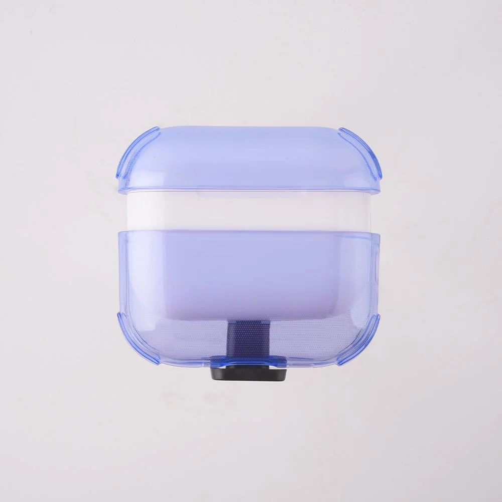 Bulk Purchasing For AirPods Pro 3 Case Ultra Thin Matte TPU Earbuds Protective Cover with Strap Ring - Grey - 3