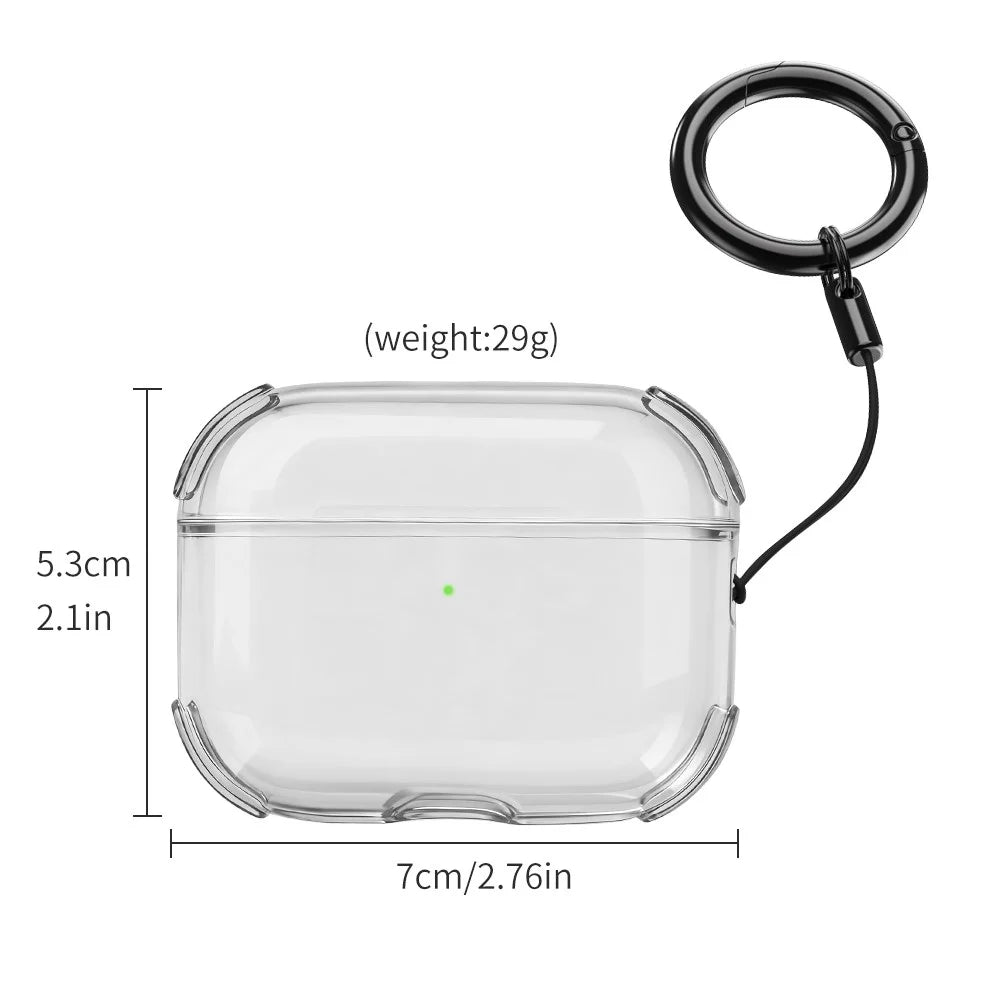 Bulk Purchasing For AirPods Pro 3 Case Ultra Thin Matte TPU Earbuds Protective Cover with Strap Ring - Grey - 6