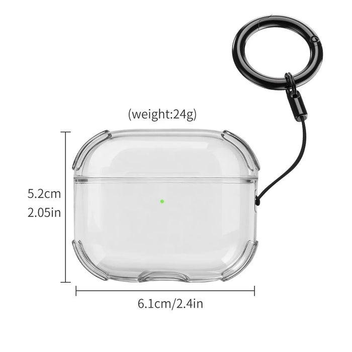 Bulk Purchasing For Apple AirPods 3 Case Ultra Thin Matte TPU Earbuds Protective Cover with Strap Ring - Purple - 6