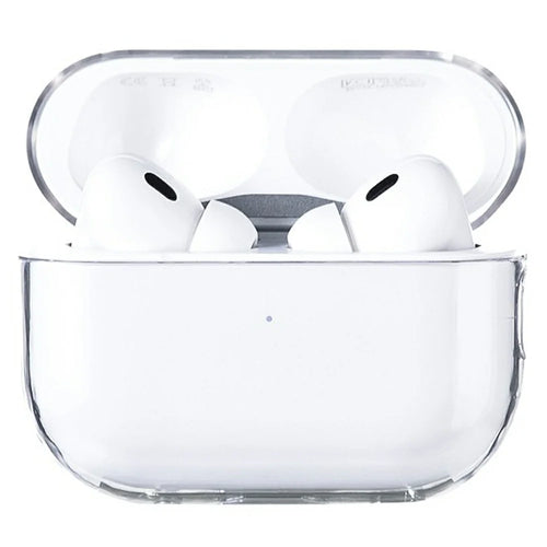 For AirPods Pro 3 Earphone Case Transparent PC Earbuds Protective Cover - 1