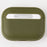 Bulk Purchasing For Apple AirPods 3 Case Faux Leather Textured TPU Earbuds Protective Cover with Strap Ring - Army Green - 3