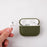 Bulk Purchasing For Apple AirPods 3 Case Faux Leather Textured TPU Earbuds Protective Cover with Strap Ring - Army Green - 5