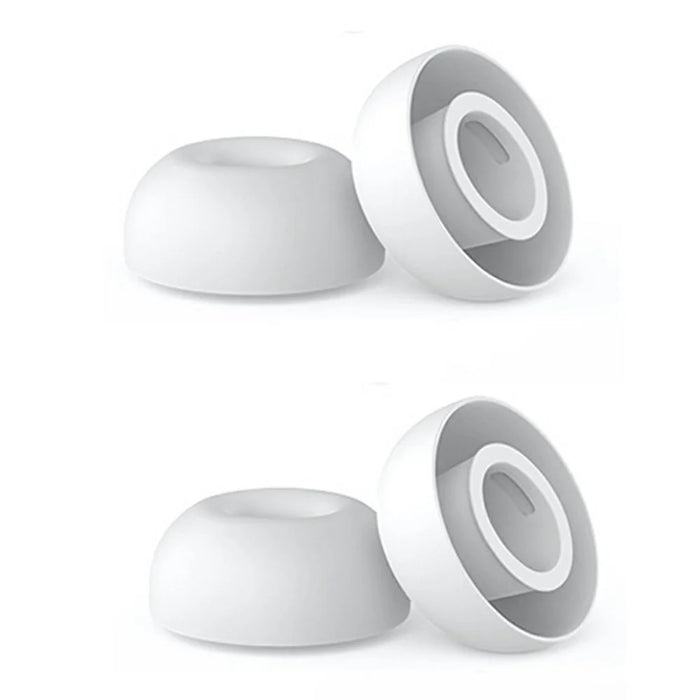 AHASTYLE WG187 2 Pairs for AirPods Pro 3 Silicone Ear Tips Replacement Earphone Caps - White  /  L - 1