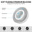 AHASTYLE WG187 2 Pairs for AirPods Pro 3 Silicone Ear Tips Replacement Earphone Caps - White  /  L - 2