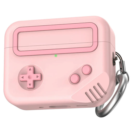 AHASTYLE JY27 For Apple AirPods Pro 3 Silicone Case Game Console Design Anti Drop Earphone Cover - Pink - 1