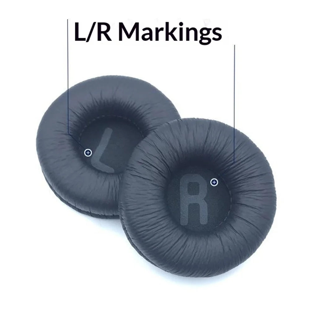 1Pair Replacement Ear Pads for JBL Tune 600BT / Tune 520BT / TUNE 510BT / TUNE 500BT / T450BT Headphones Cushions - Black - 4