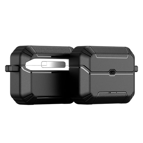 DUX DUCIS For AirPods Pro 3 Earphone Case  PECS Series PC+TPU Cover with Phone Holder and Hook - Black - 1