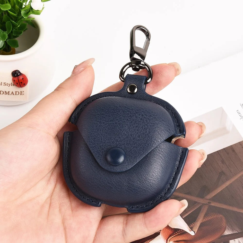 For Samsung Galaxy Buds Core Earphone Case Business Leather + PC Protective Cover - Green - 6