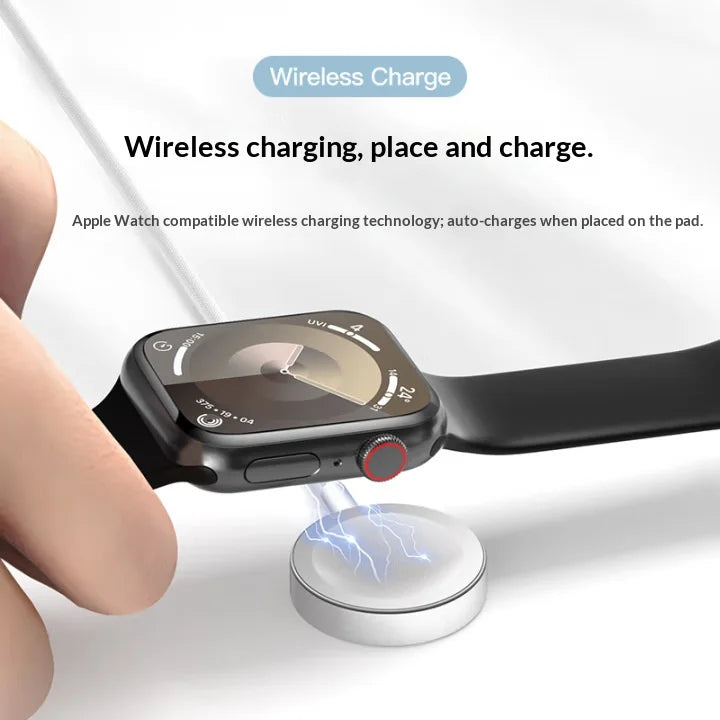 XJCX854 Smart Watch Magnetic Wireless Charger for Apple Watch Fast Charger with 1m Type-C Cable - 3