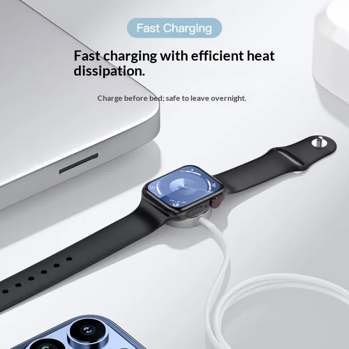 XJCX854 Smart Watch Magnetic Wireless Charger for Apple Watch Fast Charger with 1m Type-C Cable - 5