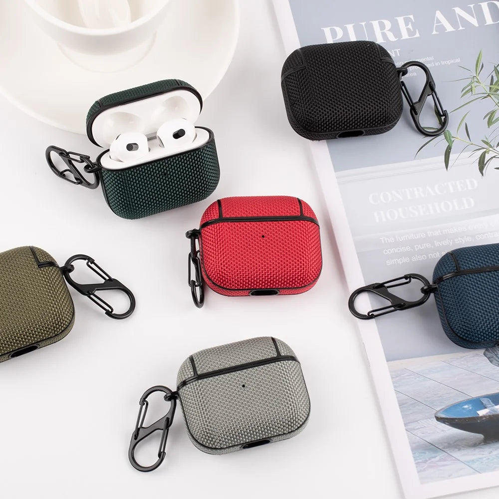 Waterproof Nylon Protector Case Cover for Apple AirPods 3 - Black - 3