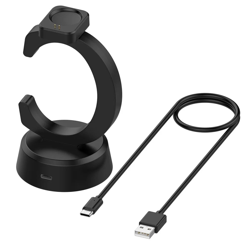 C Shape Charger Dock for Huami Amazfit T-Rex 3 Pro 48mm / T-Rex 3 / Balance 2 Smart Watch Holder Desk Charging Station with Cable - 7