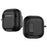 For Huawei FreeClip 2 Protective Case Leather Textured Lock Design Wireless Earbuds Cover with Phone Stand Function / Buckle - Black - 3
