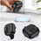 For Huawei FreeClip 2 Protective Case Leather Textured Lock Design Wireless Earbuds Cover with Phone Stand Function / Buckle - Black - 5