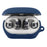 For JBL Soundgear Clips Silicone Case Wireless Earbuds Protective Cover with Anti-Lost Buckle - Dark Blue - 2