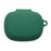 For JBL Endurance Peak 4 Silicone Case Wireless Earbuds Protective Cover with Anti-Lost Buckle - Blackish Green - 1