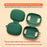 For JBL Endurance Peak 4 Silicone Case Wireless Earbuds Protective Cover with Anti-Lost Buckle - Blackish Green - 2