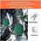 For JBL Endurance Peak 4 Silicone Case Wireless Earbuds Protective Cover with Anti-Lost Buckle - Blackish Green - 3