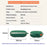 For JBL Endurance Peak 4 Silicone Case Wireless Earbuds Protective Cover with Anti-Lost Buckle - Blackish Green - 7