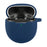 For Google Pixel Buds 2a Silicone Case Wireless Earbuds Protective Cover with Anti-Lost Buckle - Dark Blue - 2