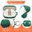 For Honor Earbuds 4 Silicone Case Wireless Earbuds Protective Cover with Anti-Lost Buckle - Blackish Green - 3