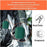 For Honor Earbuds 4 Silicone Case Wireless Earbuds Protective Cover with Anti-Lost Buckle - Blackish Green - 4