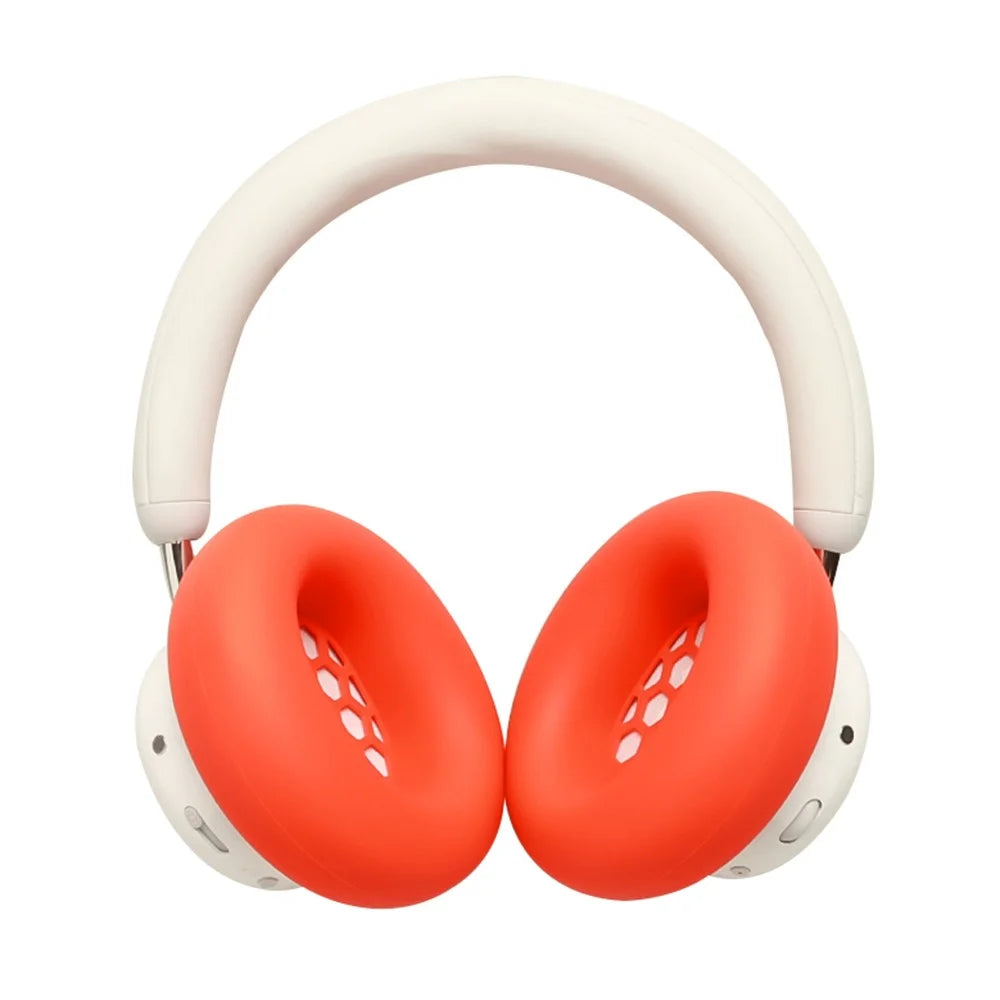 1 Pair Silicone Case for CMF by Nothing Headphone Pro Protective Cover - Orange - 2