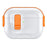 For AirPods Pro 2 Case with Phone Stand Function TPU PC TWS Earbuds Protective Cover - Orange - 1