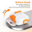 For AirPods Pro 2 Case with Phone Stand Function TPU PC TWS Earbuds Protective Cover - Orange - 4