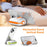 For AirPods Pro 2 Case with Phone Stand Function TPU PC TWS Earbuds Protective Cover - Orange - 5