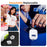 For AirPods Pro 2 Case with Phone Stand Function TPU PC TWS Earbuds Protective Cover - Orange - 7