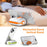 For Apple AirPods 3 Case with Phone Stand Function TPU PC TWS Earbuds Protective Cover - Orange - 6