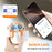 For Apple AirPods 3 Case with Phone Stand Function TPU PC TWS Earbuds Protective Cover - Orange - 7