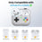 AHASTYLE DD13 For AirPods Pro 3 Silicone Case Game Controller Design Split Protective Cover with Hook - Grey - 2