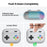 AHASTYLE DD13 For AirPods Pro 3 Silicone Case Game Controller Design Split Protective Cover with Hook - Grey - 3