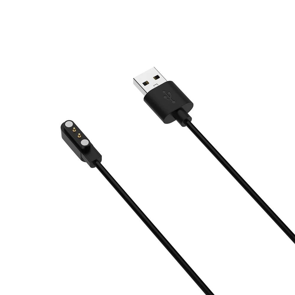 For Realme Watch 5 Magnetic Charging Cable 1m Fast Charging Cord USB Interface - Black - 3