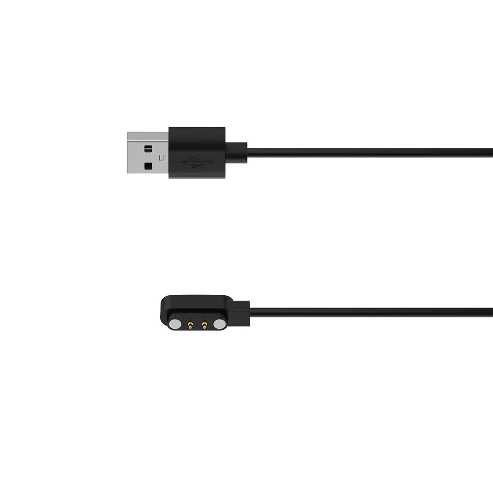 For Realme Watch 5 Magnetic Charging Cable 1m Fast Charging Cord USB Interface - Black - 4